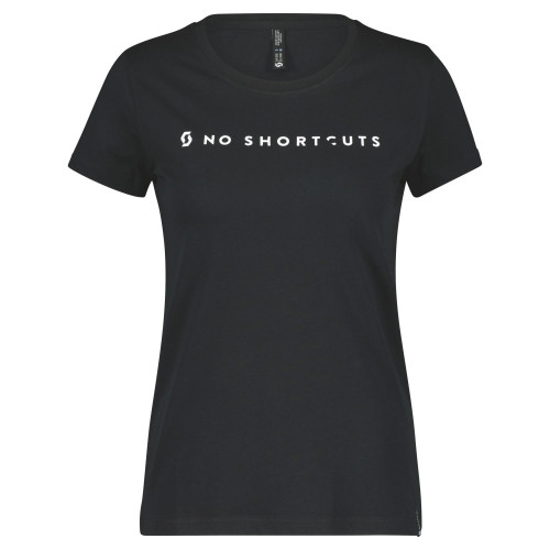 SCOTT - Tee Women's No Shortcuts Short Sleeves - Black